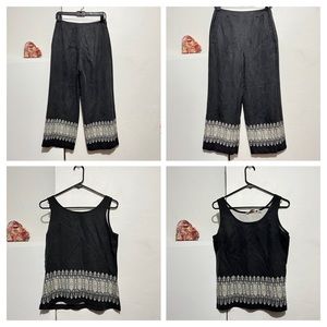 Tommy Bahama silk set size small  :Box M: